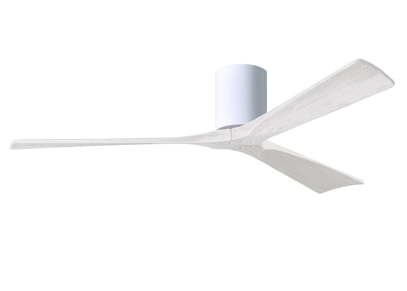 Matthews Fan Company Irene IR3H-WH-MWH-60 60``Ceiling Fan, Gloss White Finish - LightingWellCo