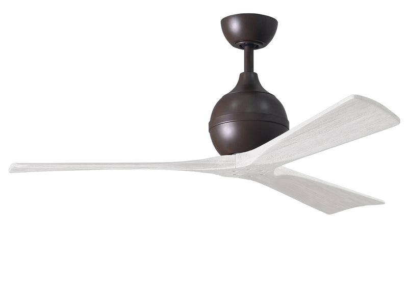 Matthews Fan Company Irene IR3-TB-MWH-52 52``Ceiling Fan, Textured Bronze Finish - LightingWellCo