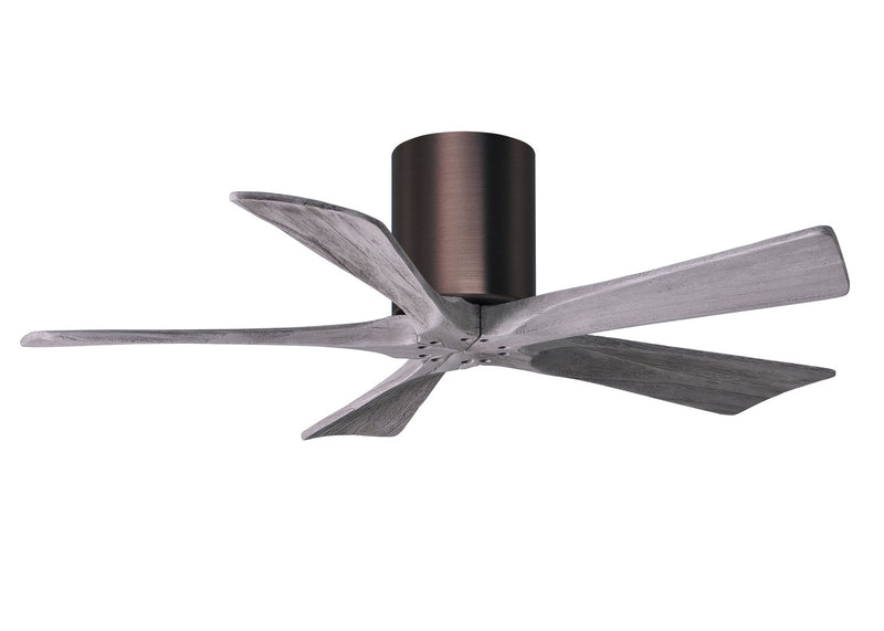 Matthews Fan Company Irene IR5H-BB-BW-42 42``Ceiling Fan, Brushed Bronze Finish - LightingWellCo