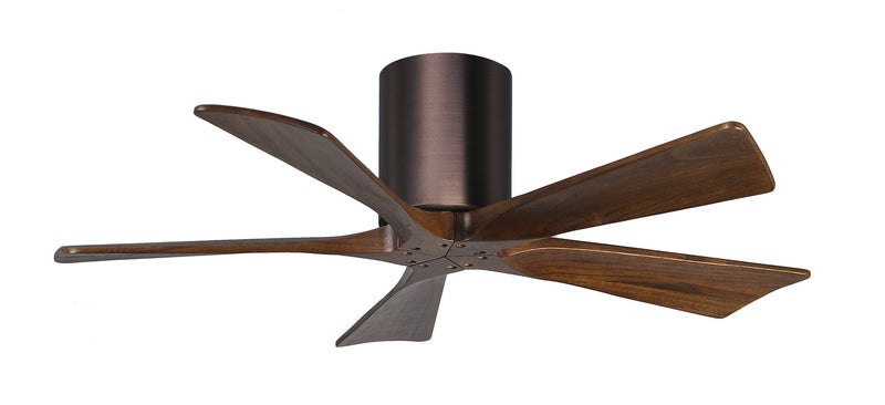 Matthews Fan Company Irene IR5H-BB-WA-42 42``Ceiling Fan, Brushed Bronze Finish - LightingWellCo