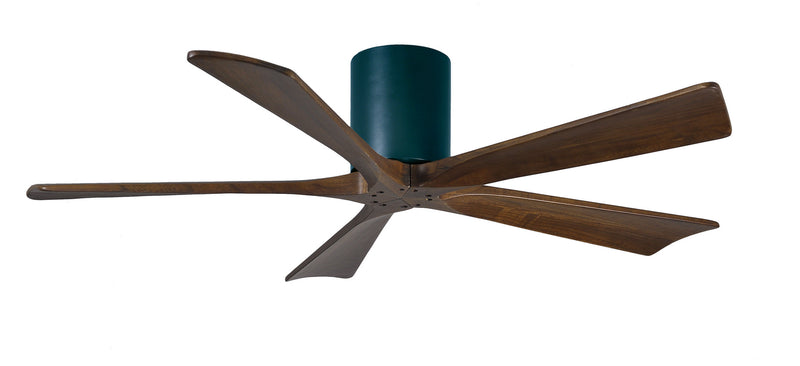 Matthews Fan Company Irene IR5H-BK-WA-52 52``Ceiling Fan, Matte Black Finish - LightingWellCo