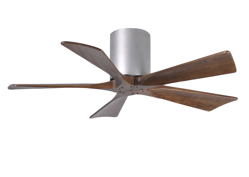 Matthews Fan Company Irene IR5H-BN-WA-42 42``Ceiling Fan, Brushed Nickel Finish - LightingWellCo