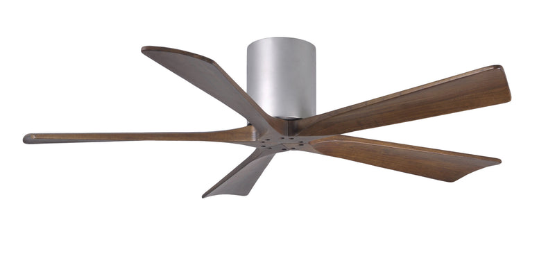 Matthews Fan Company Irene IR5H-BN-WA-52 52``Ceiling Fan, Brushed Nickel Finish - LightingWellCo