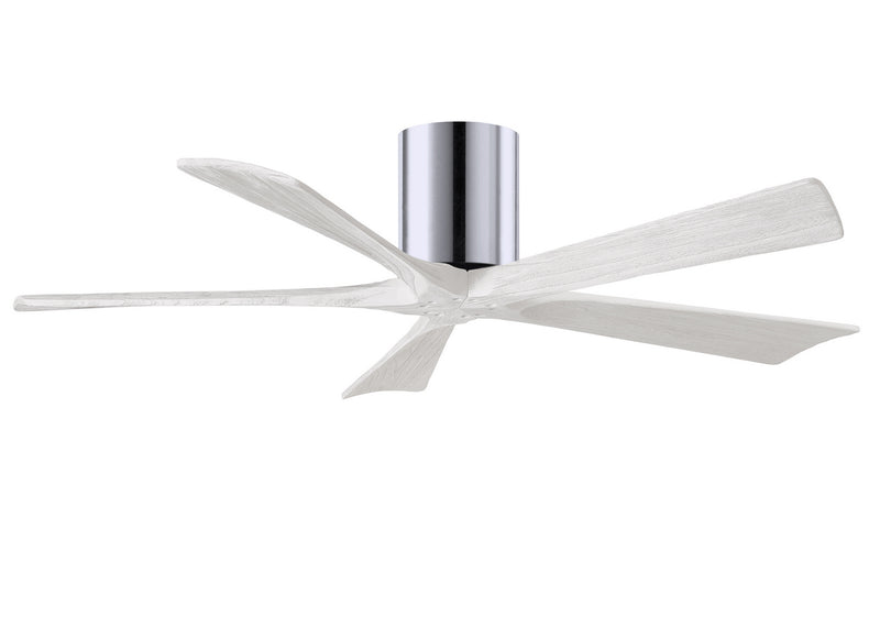 Matthews Fan Company Irene IR5H-CR-MWH-52 52``Ceiling Fan, Polished Chrome Finish - LightingWellCo