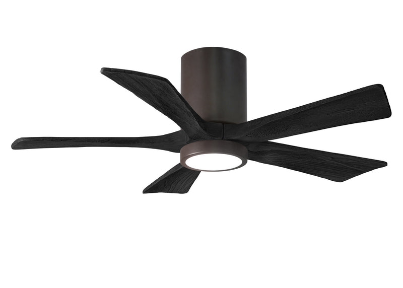 Matthews Fan Company Irene IR5HLK-TB-BK-42 42``Ceiling Fan, Textured Bronze Finish - LightingWellCo