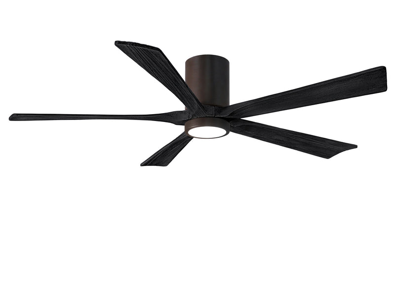 Matthews Fan Company Irene IR5HLK-TB-BK-60 60``Ceiling Fan, Textured Bronze Finish - LightingWellCo