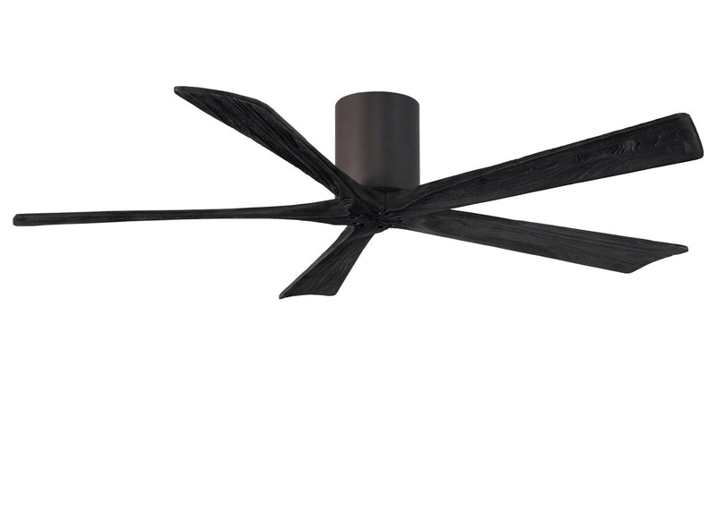 Matthews Fan Company Irene IR5H-TB-BK-60 60``Ceiling Fan, Textured Bronze Finish - LightingWellCo