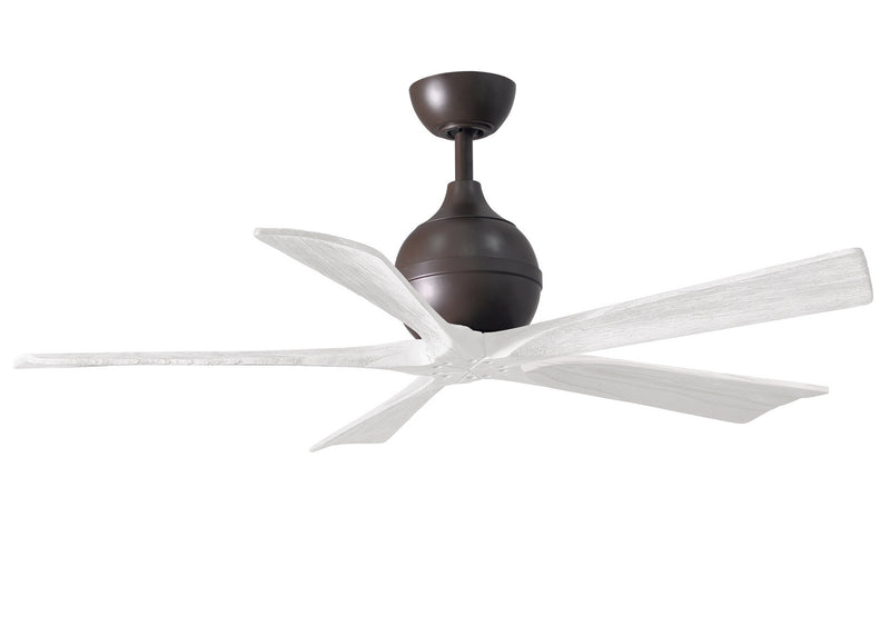 Matthews Fan Company Irene IR5-TB-MWH-52 52``Ceiling Fan, Textured Bronze Finish - LightingWellCo