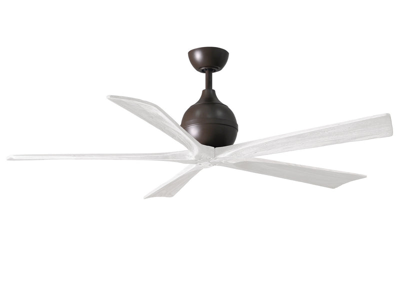 Matthews Fan Company Irene IR5-TB-MWH-60 60``Ceiling Fan, Textured Bronze Finish - LightingWellCo