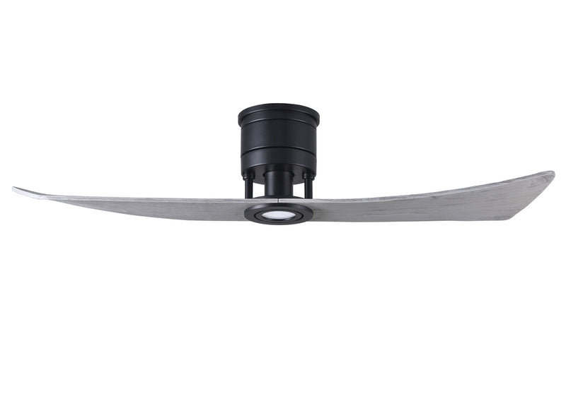 Matthews Fan Company Lindsay LW-BK-BW 52``Ceiling Fan, Matte Black Finish - LightingWellCo