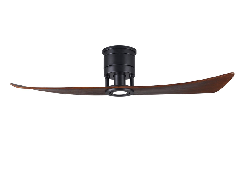 Matthews Fan Company Lindsay LW-BK-WA 52``Ceiling Fan, Matte Black Finish - LightingWellCo