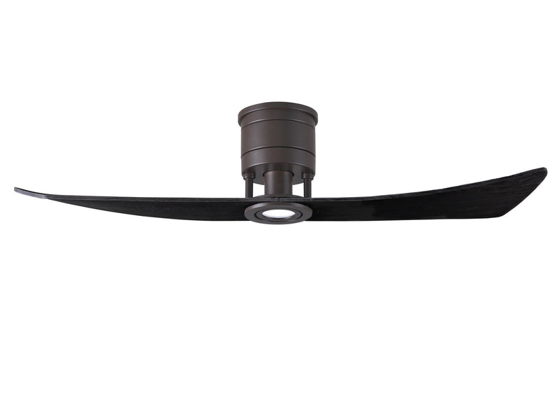 Matthews Fan Company Lindsay LW-TB-BK 52``Ceiling Fan, Textured Bronze Finish - LightingWellCo