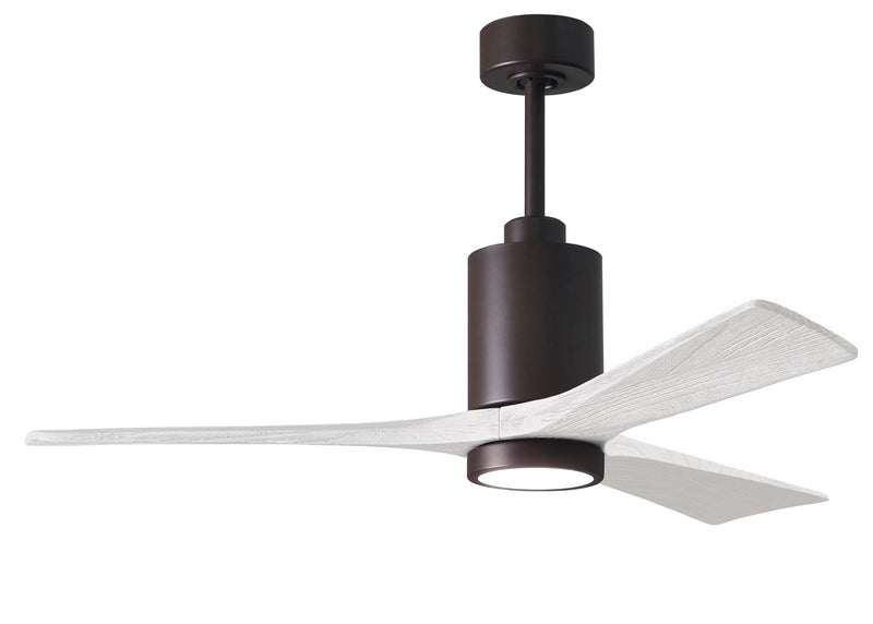 Matthews Fan Company Patricia PA3-TB-MWH-52 52``Ceiling Fan, Textured Bronze Finish - LightingWellCo