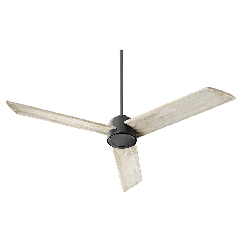 Quorum 35603-69 60``Ceiling Fan, Black Finish - LightingWellCo