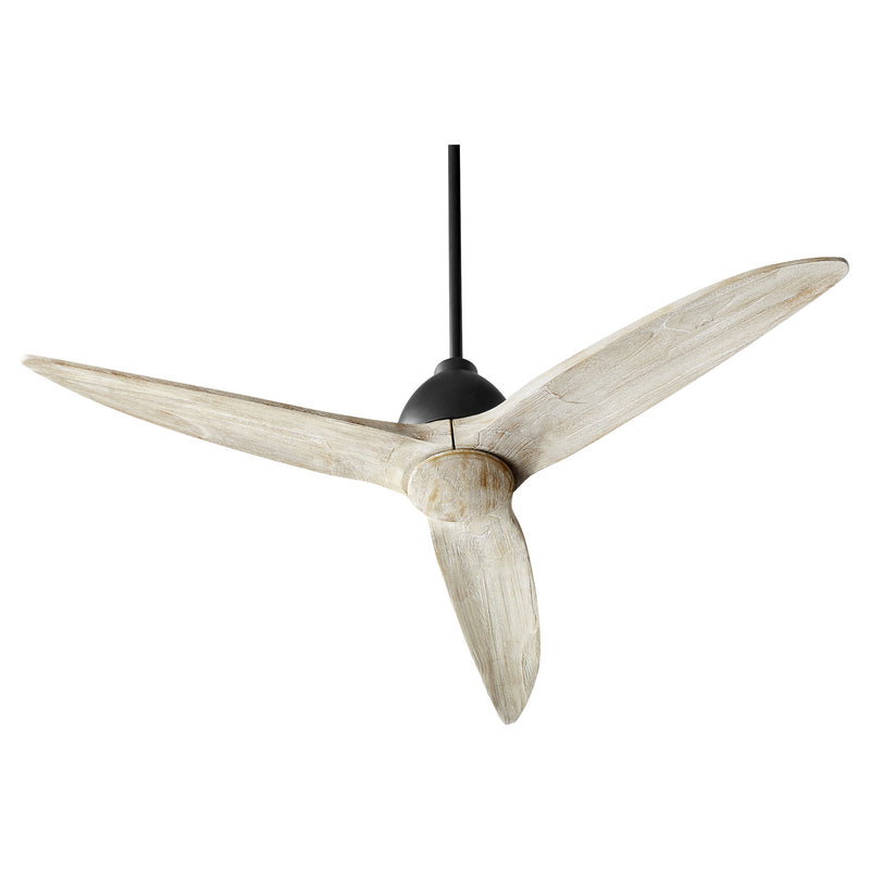 Quorum 45543-69 54``Ceiling Fan, Black Finish - LightingWellCo