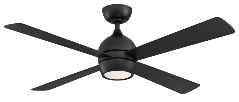 Fanimation FP7652BL 52``Ceiling Fan, Black Finish - LightingWellCo