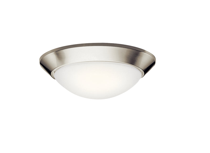 Kichler 8882NI Two Light Flush Mount, Brushed Nickel Finish - LightingWellCo