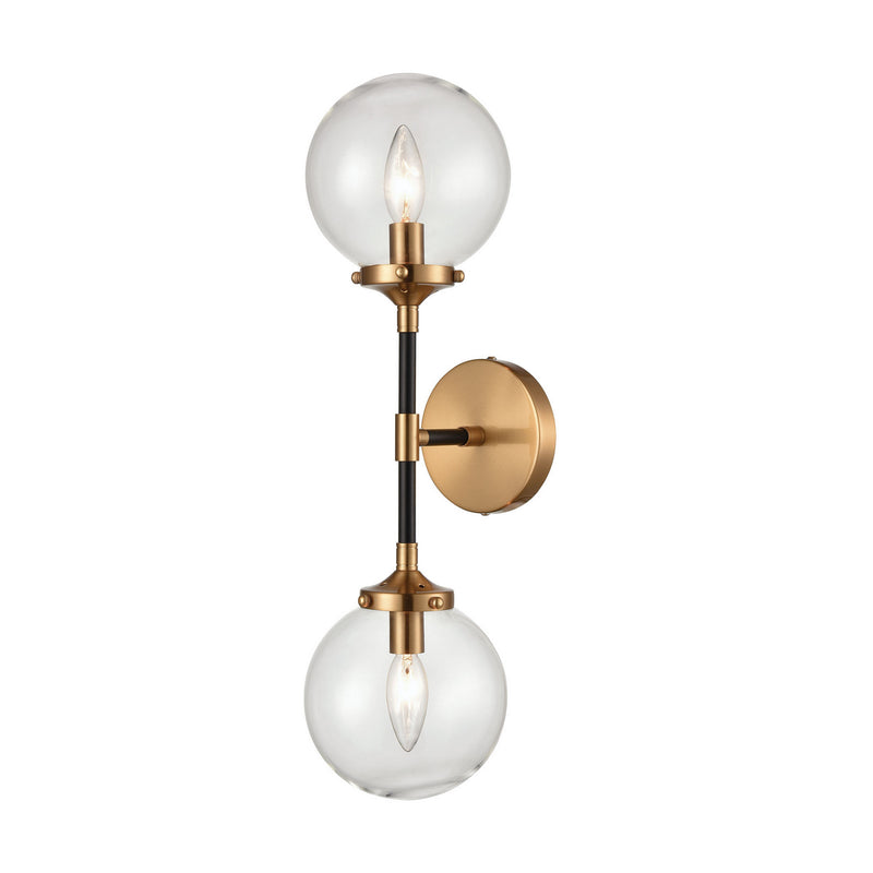 ELK Home 15340/2 Two Light Wall Sconce, Antique Gold Finish-LightingWellCo