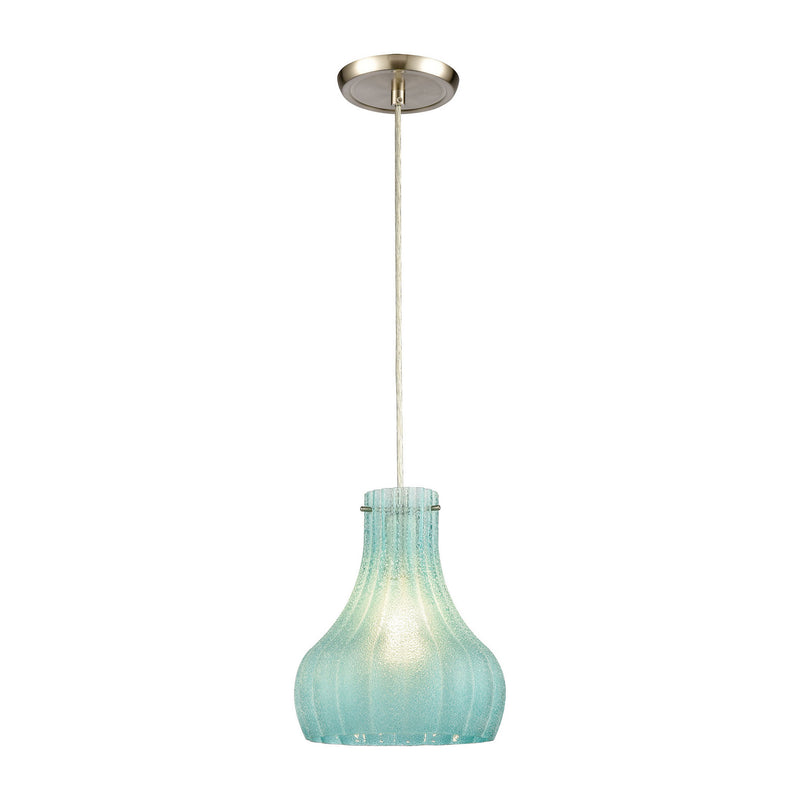 ELK Home 30170/1 One Light Mini Pendant, Satin Nickel Finish - At LightingWellCo