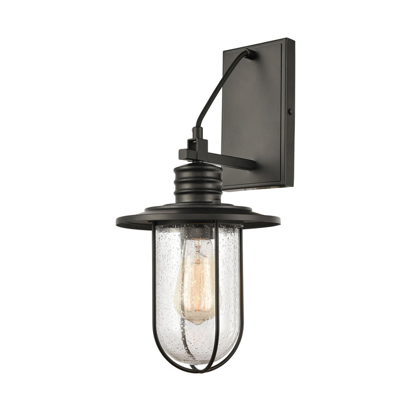 ELK Home 46401/1 One Light Wall Sconce, Matte Black Finish - At LightingWellCo