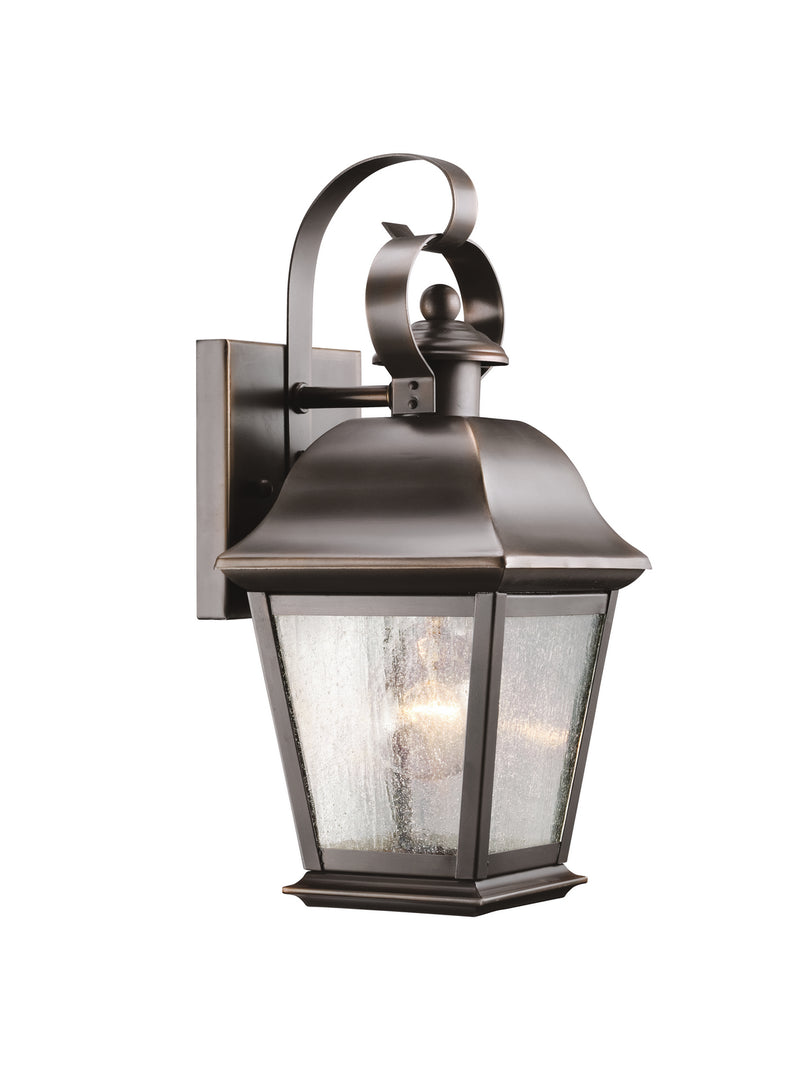 Kichler 9707OZ One Light Outdoor Wall Mount, Olde Bronze Finish - LightingWellCo