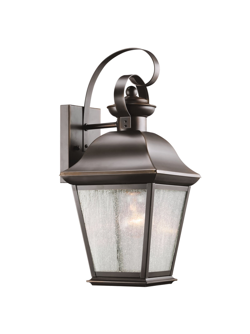 Kichler 9708OZ One Light Outdoor Wall Mount, Olde Bronze Finish - LightingWellCo