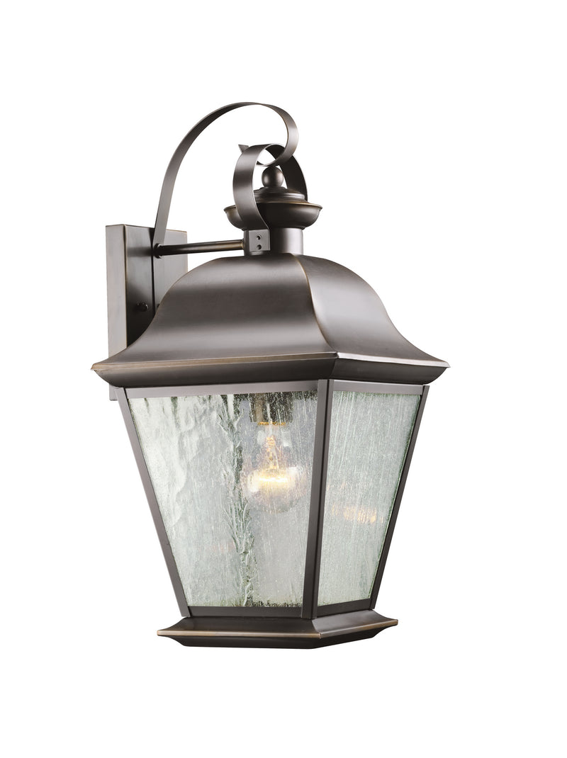 Kichler 9709OZ One Light Outdoor Wall Mount, Olde Bronze Finish - LightingWellCo