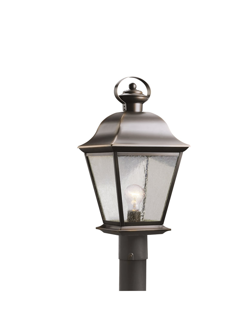 Kichler 9909OZ One Light Outdoor Post Mount, Olde Bronze Finish - LightingWellCo