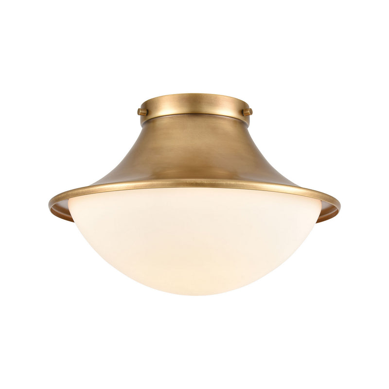 ELK Home 89126/1 One Light Flush Mount, Natural Finish-LightingWellCo