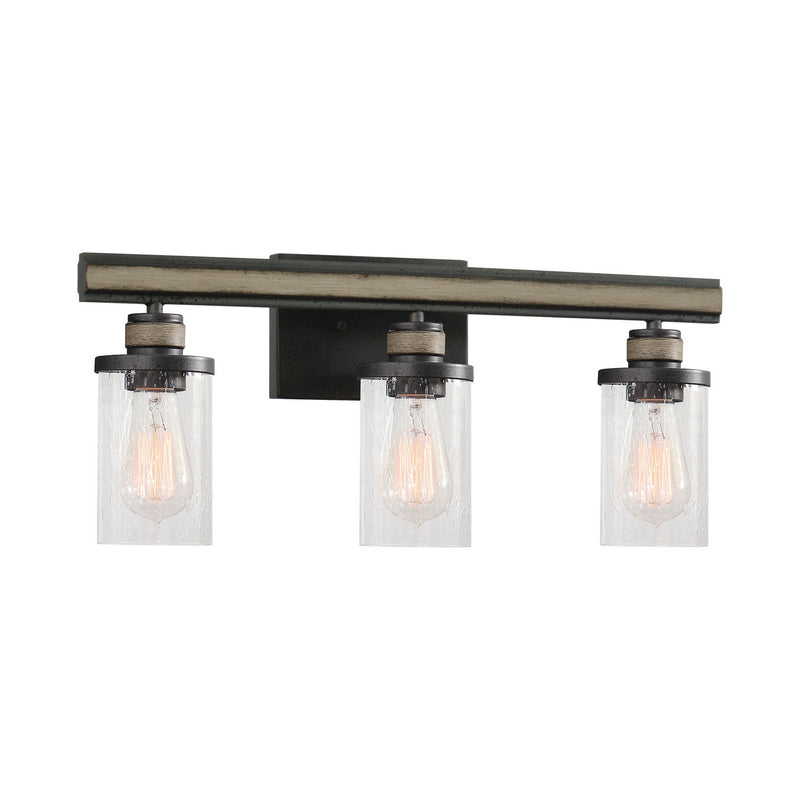 ELK Home 89154/3 Three Light Vanity, Anvil Iron Finish-LightingWellCo