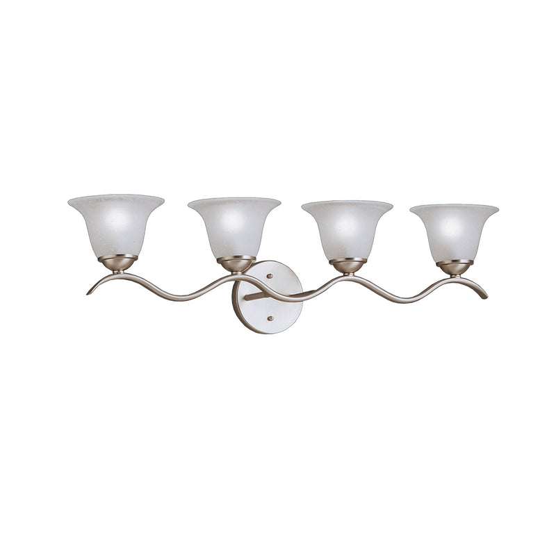 Kichler 6324NI Four Light Bath, Brushed Nickel Finish - LightingWellCo