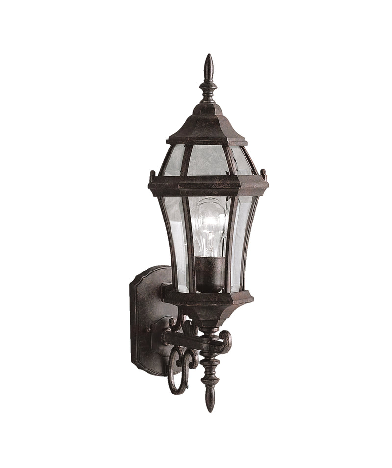 Kichler 9790TZ One Light Outdoor Wall Mount, Tannery Bronze Finish - LightingWellCo