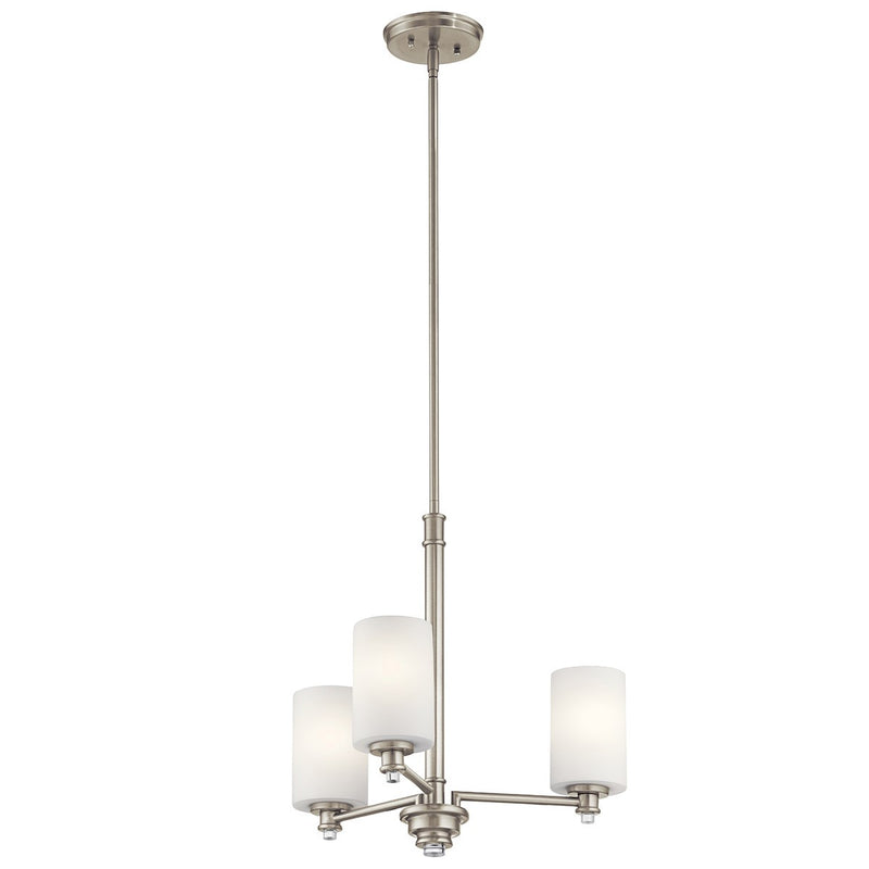 Kichler 43922NIL18 LED Mini Chandelier, Brushed Nickel Finish - LightingWellCo