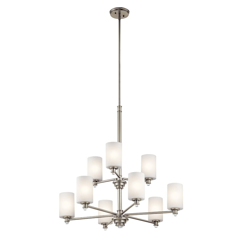 Kichler 43924NIL18 LED Chandelier, Brushed Nickel Finish - LightingWellCo