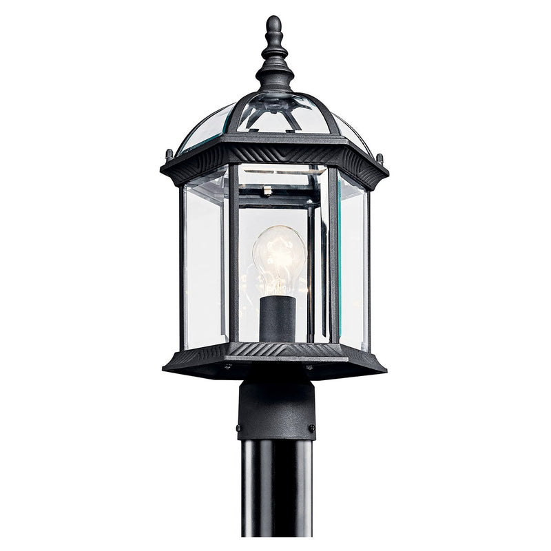 Kichler 49187BKL18 LED Outdoor Post Mount, Black Finish - LightingWellCo