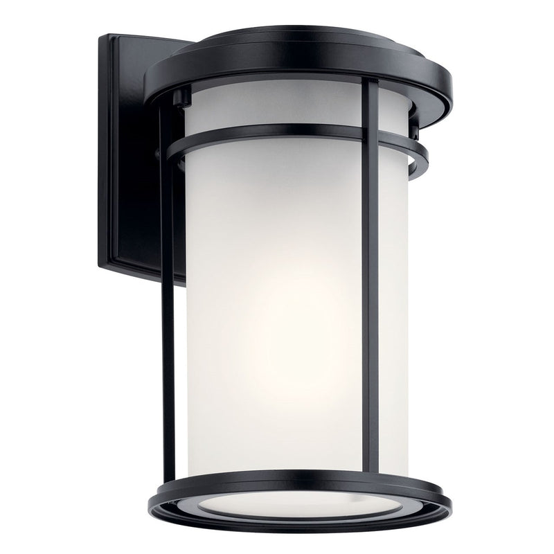 Kichler 49686BKL18 LED Outdoor Wall Mount, Black Finish - LightingWellCo