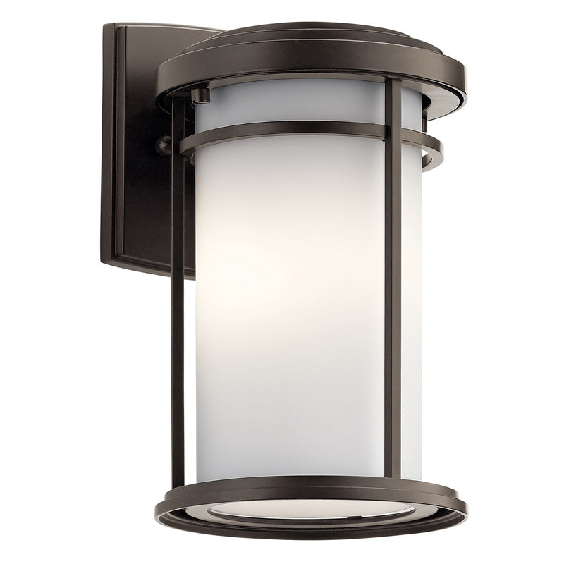 Kichler 49686OZL18 LED Outdoor Wall Mount, Olde Bronze Finish - LightingWellCo