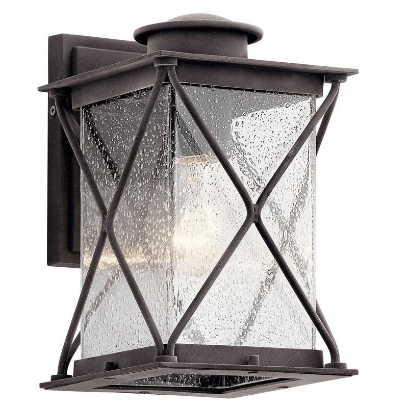 Kichler 49743WZCL18 LED Outdoor Wall Mount, Weathered Zinc Finish - LightingWellCo