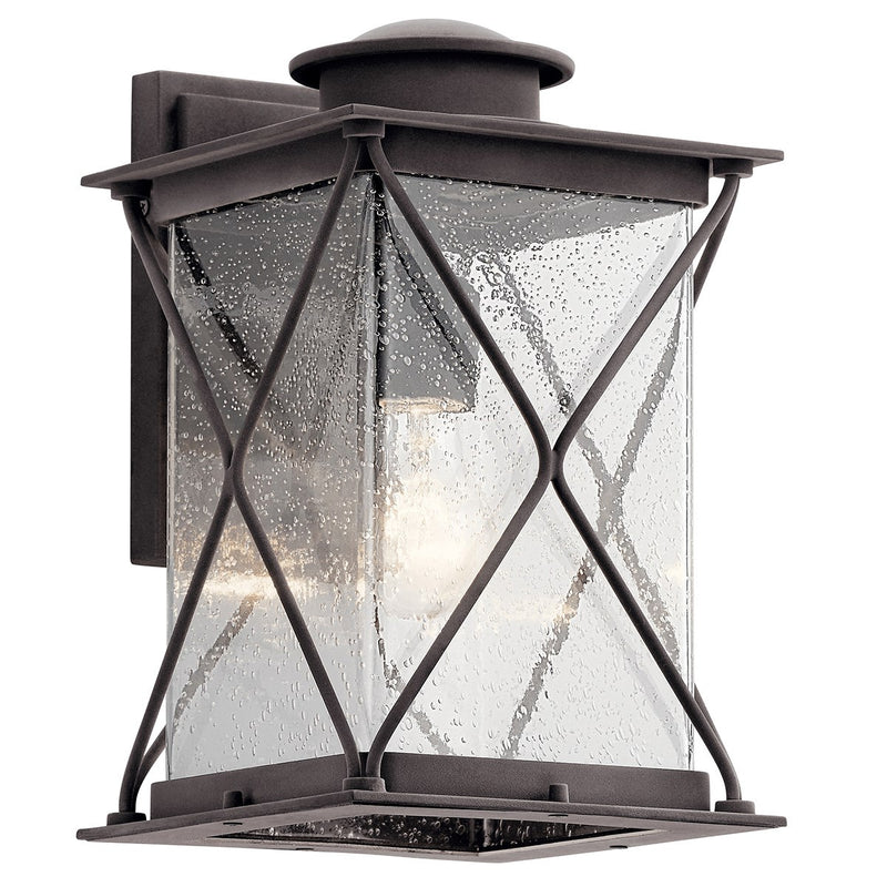 Kichler 49744WZCL18 LED Outdoor Wall Mount, Weathered Zinc Finish - LightingWellCo