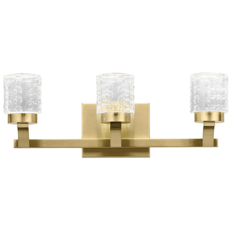 Kichler 84041CG LED Vanity, Champagne Gold Finish - LightingWellCo