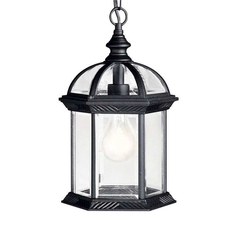 Kichler 9835BKL18 LED Outdoor Pendant, Black Finish - LightingWellCo