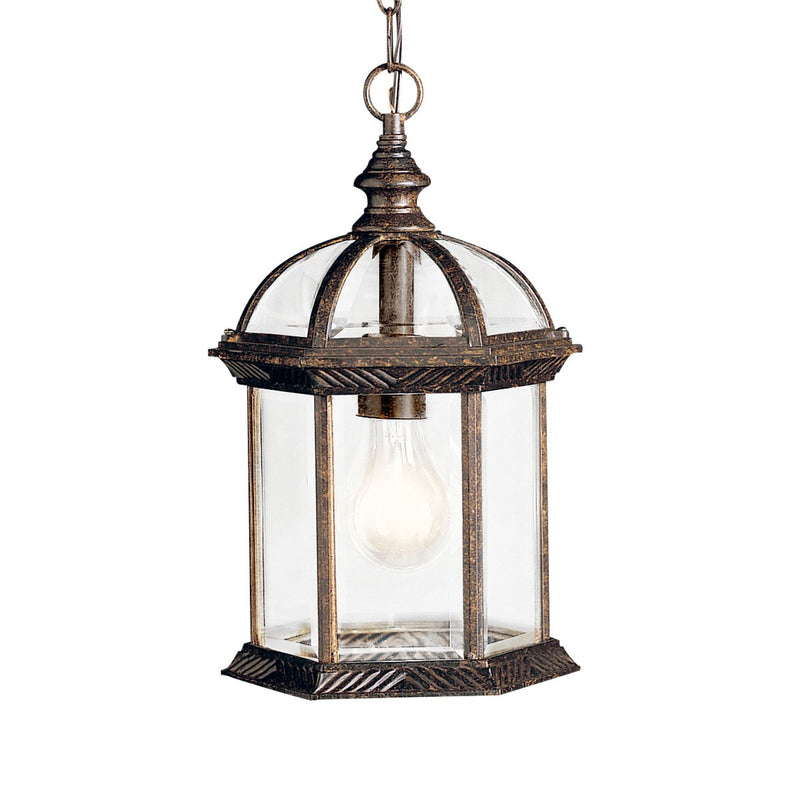 Kichler 9835TZL18 LED Outdoor Pendant, Tannery Bronze Finish - LightingWellCo