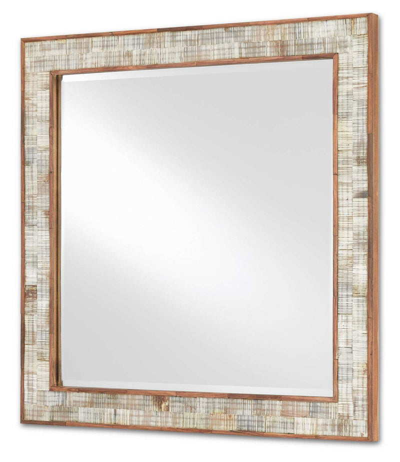 Currey and Company 1000-0069 Mirror, Natural/Mirror Finish - LightingWellCo