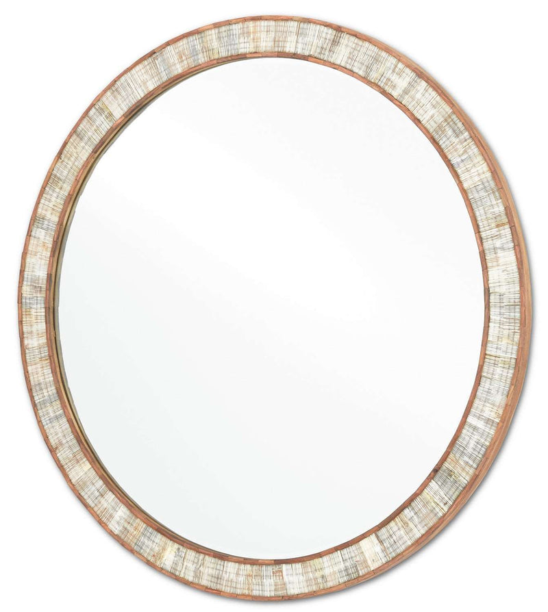 Currey and Company 1000-0070 Mirror, Natural/Mirror Finish - LightingWellCo