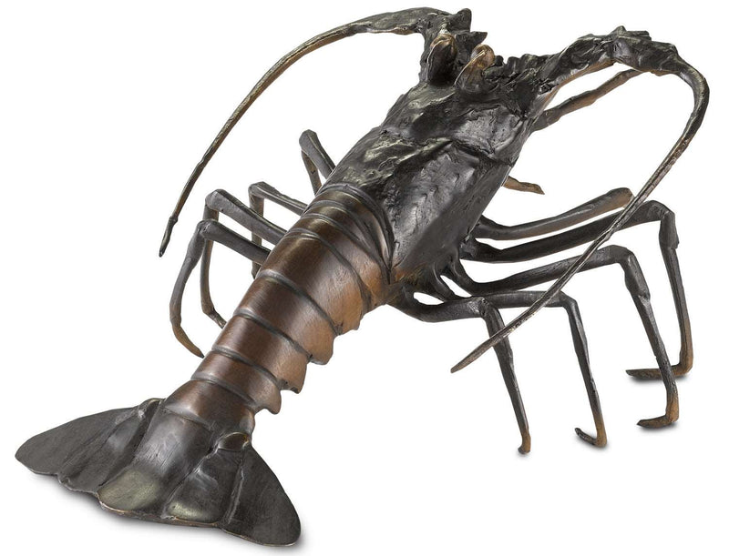 Currey and Company 1200-0292 Lobster, Black/Bronze Finish - LightingWellCo