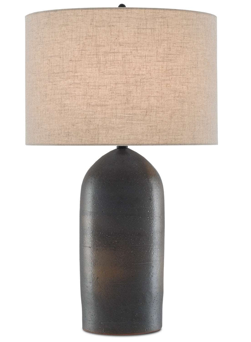 Currey and Company 6000-0572 One Light Table Lamp, Rust/Iron Finish - LightingWellCo