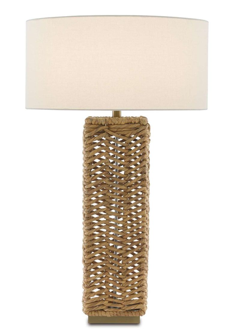 Currey and Company 6000-0680 One Light Table Lamp, Natural Finish - LightingWellCo