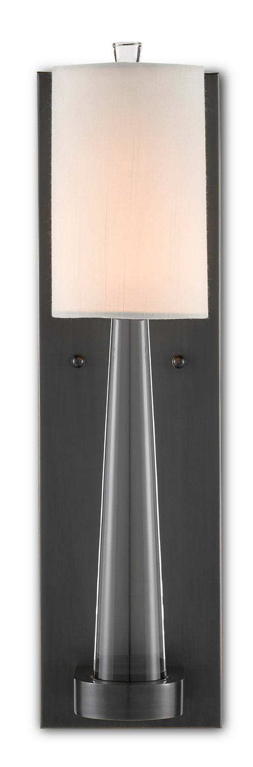 Currey and Company 5000-0176 One Light Wall Sconce, Oil Rubbed Bronze Finish - LightingWellCo