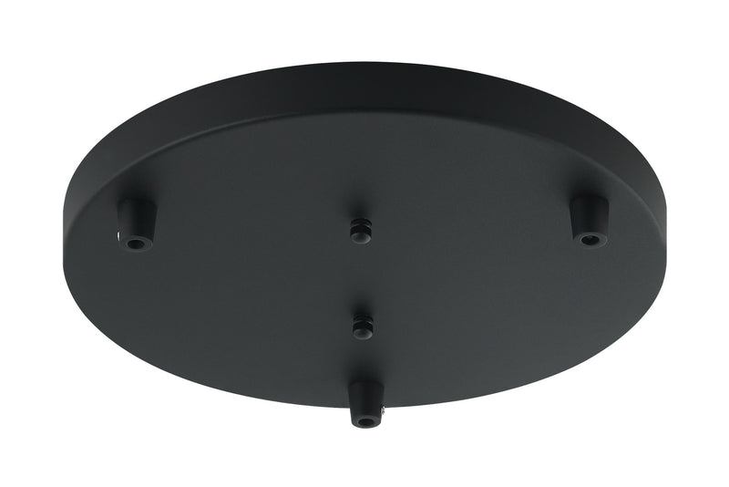 Matteo Lighting CP0103MB Canopy Light, Matte Black Finish - LightingWellCo