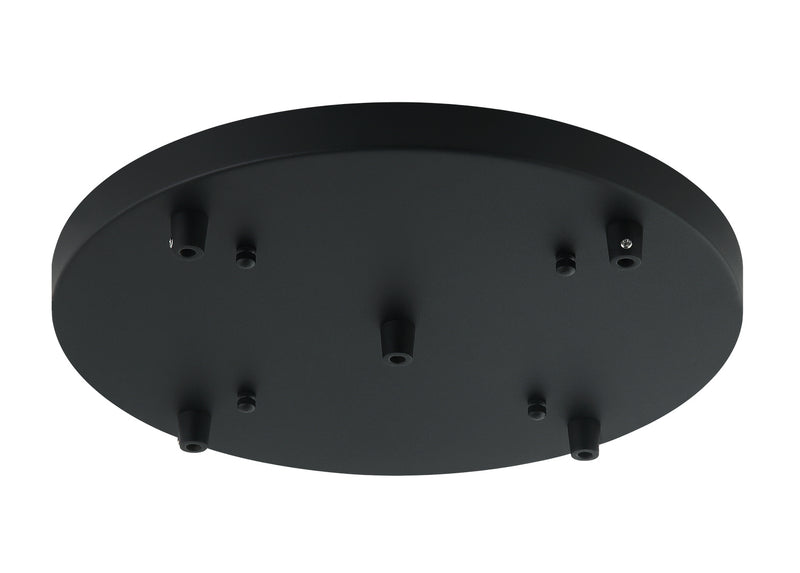 Matteo Lighting CP0105MB Canopy Light, Matte Black Finish - LightingWellCo